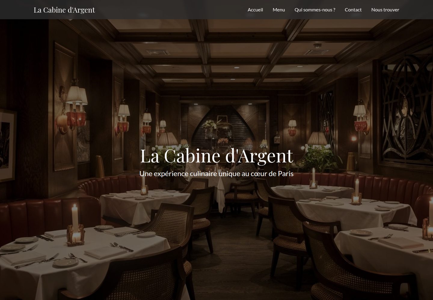 restaurant-template 网站模板截图