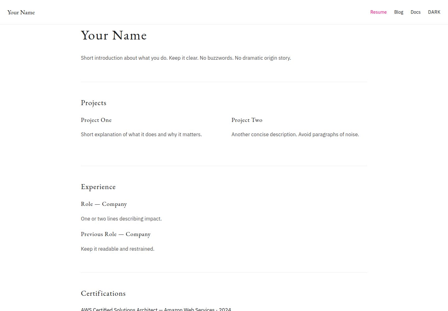Broadsheet · Desktop homepage