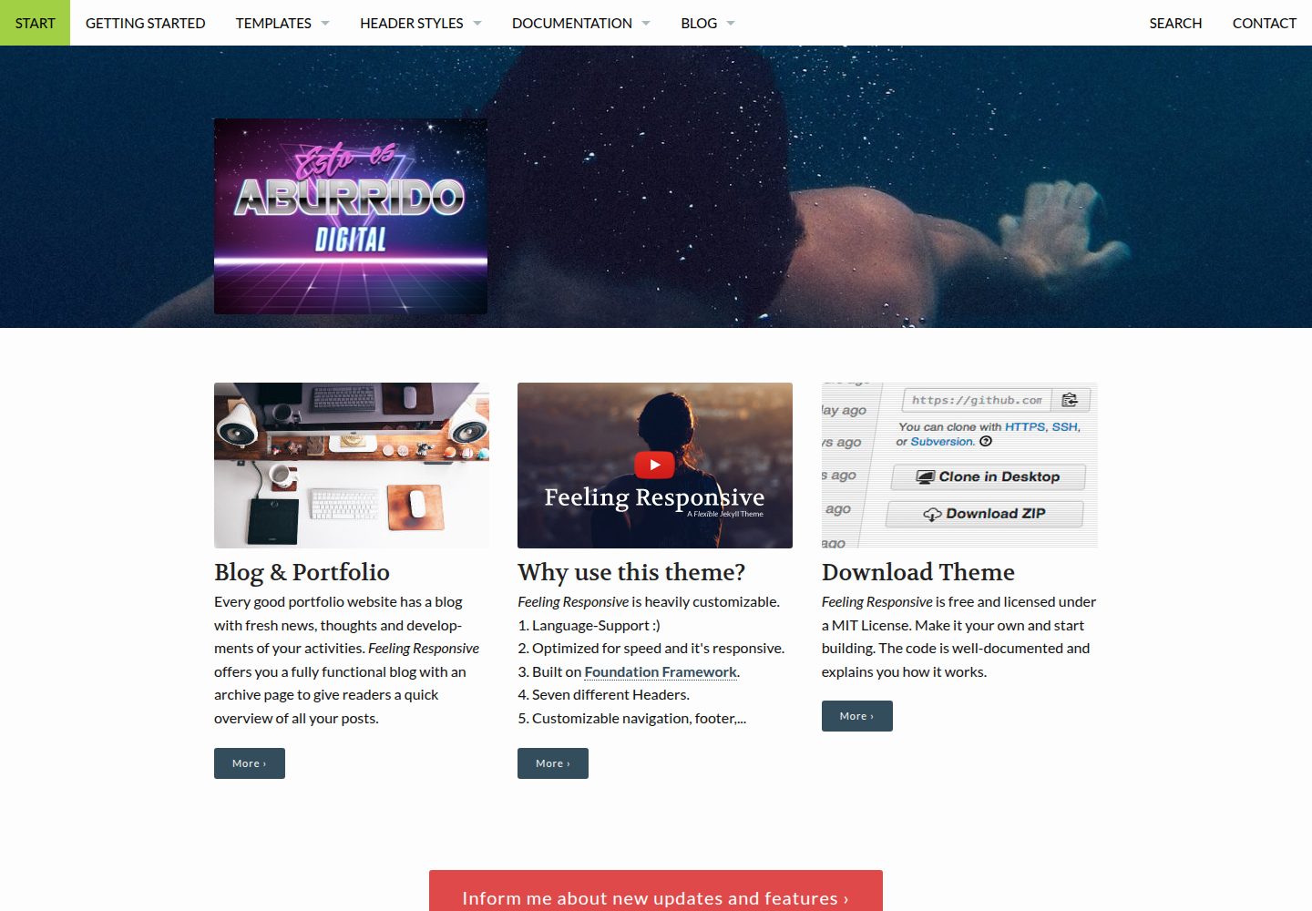 rido-feeling-responsive · Desktop homepage