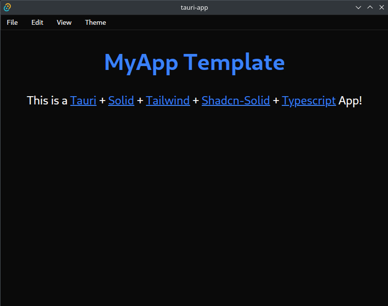 tauri-solid-tailwind-shadcn 网站模板截图