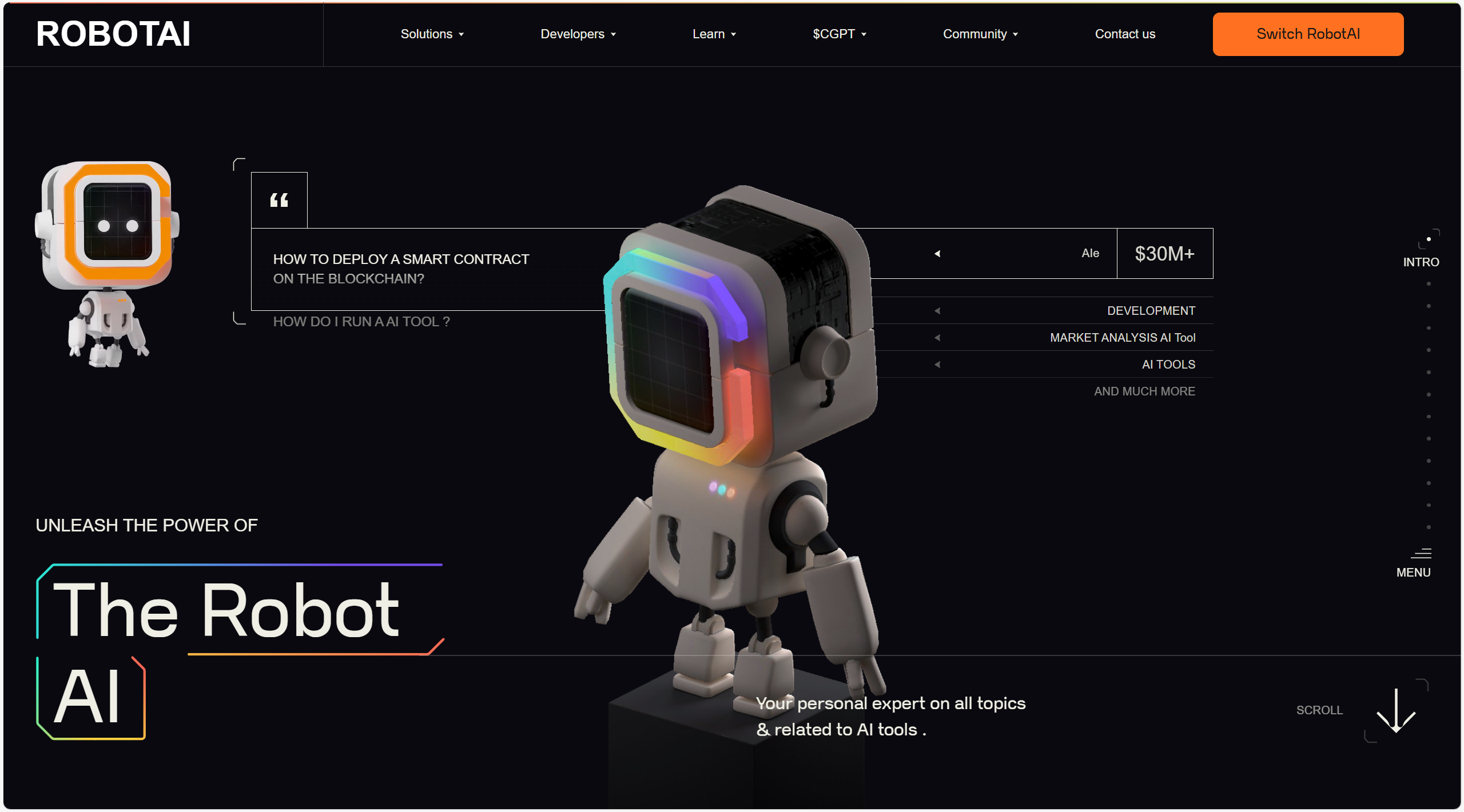 RobotAI-3DAnimated-Website-Template 网站模板截图
