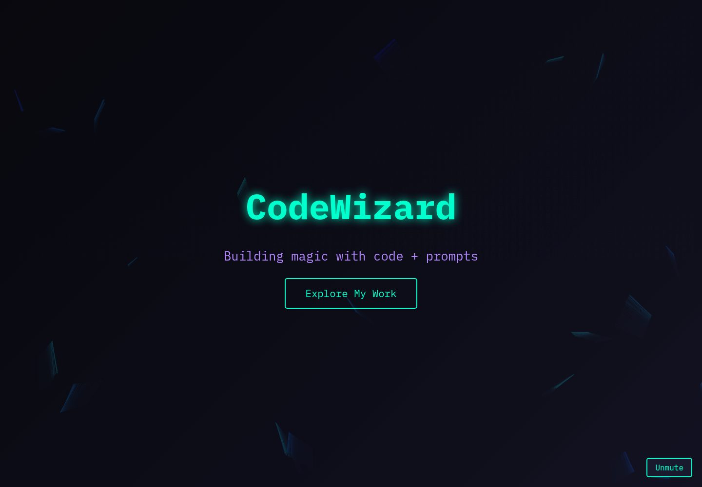 CodeWizard 网站模板截图