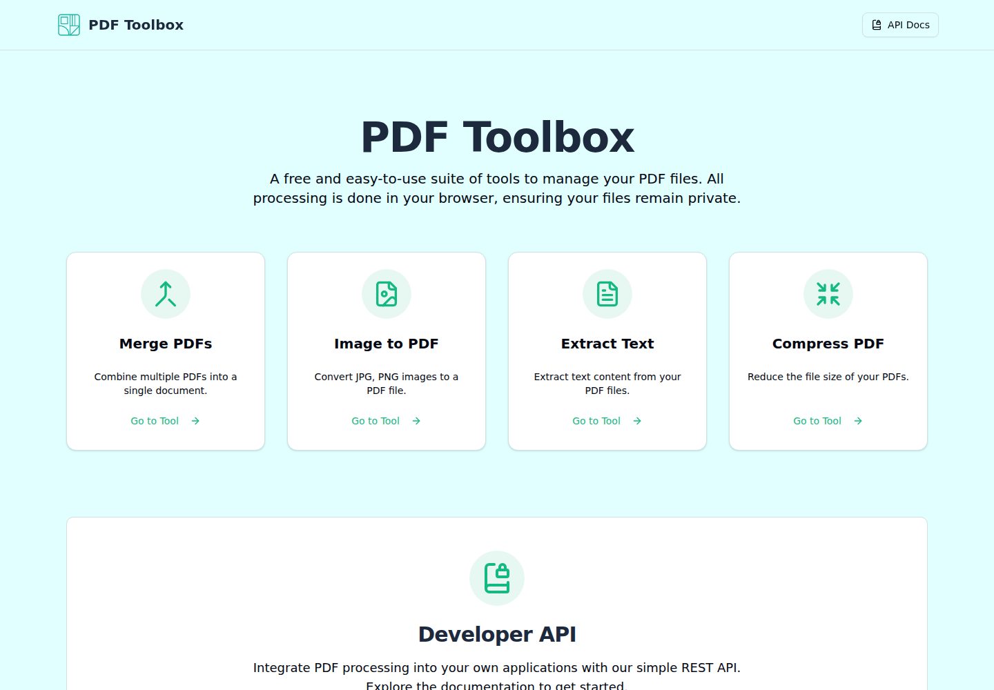 pdftoolbox · Desktop homepage