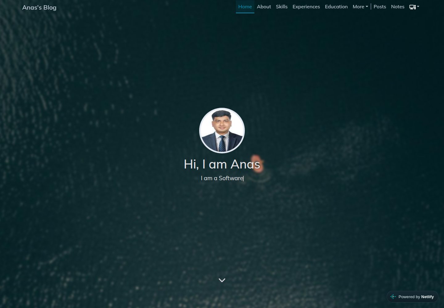 personal-site 网站模板截图