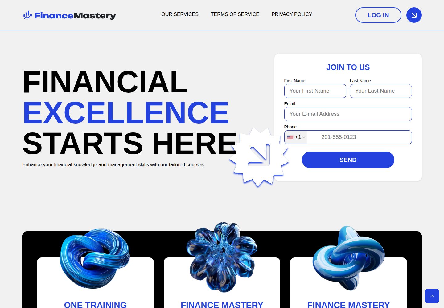 financemastery 网站模板截图