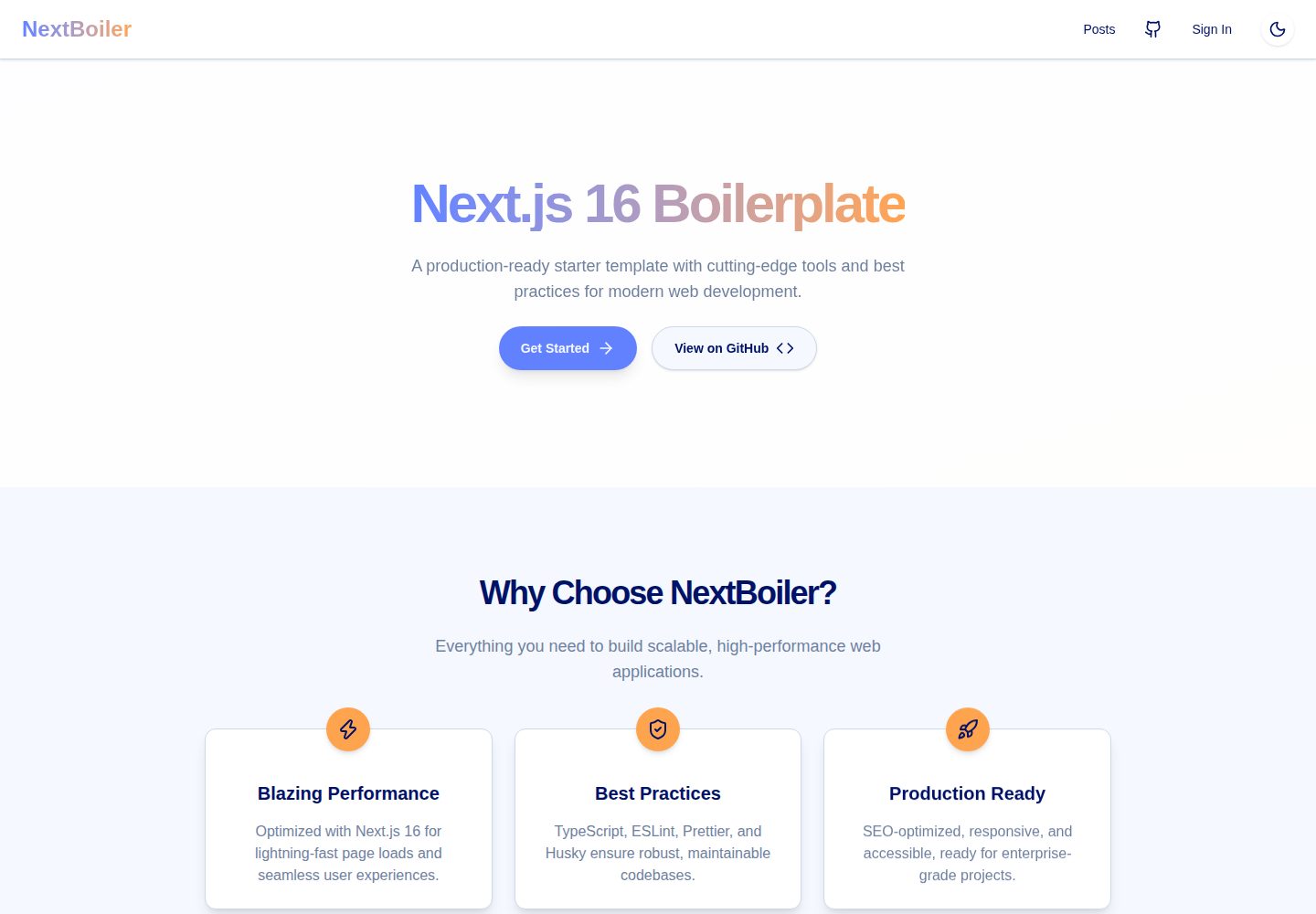 nextjs-16-template 网站模板截图