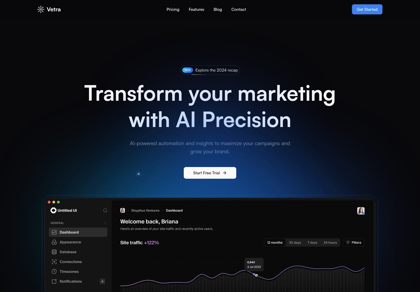 vetra-nextjs-frontend-app · Desktop homepage
