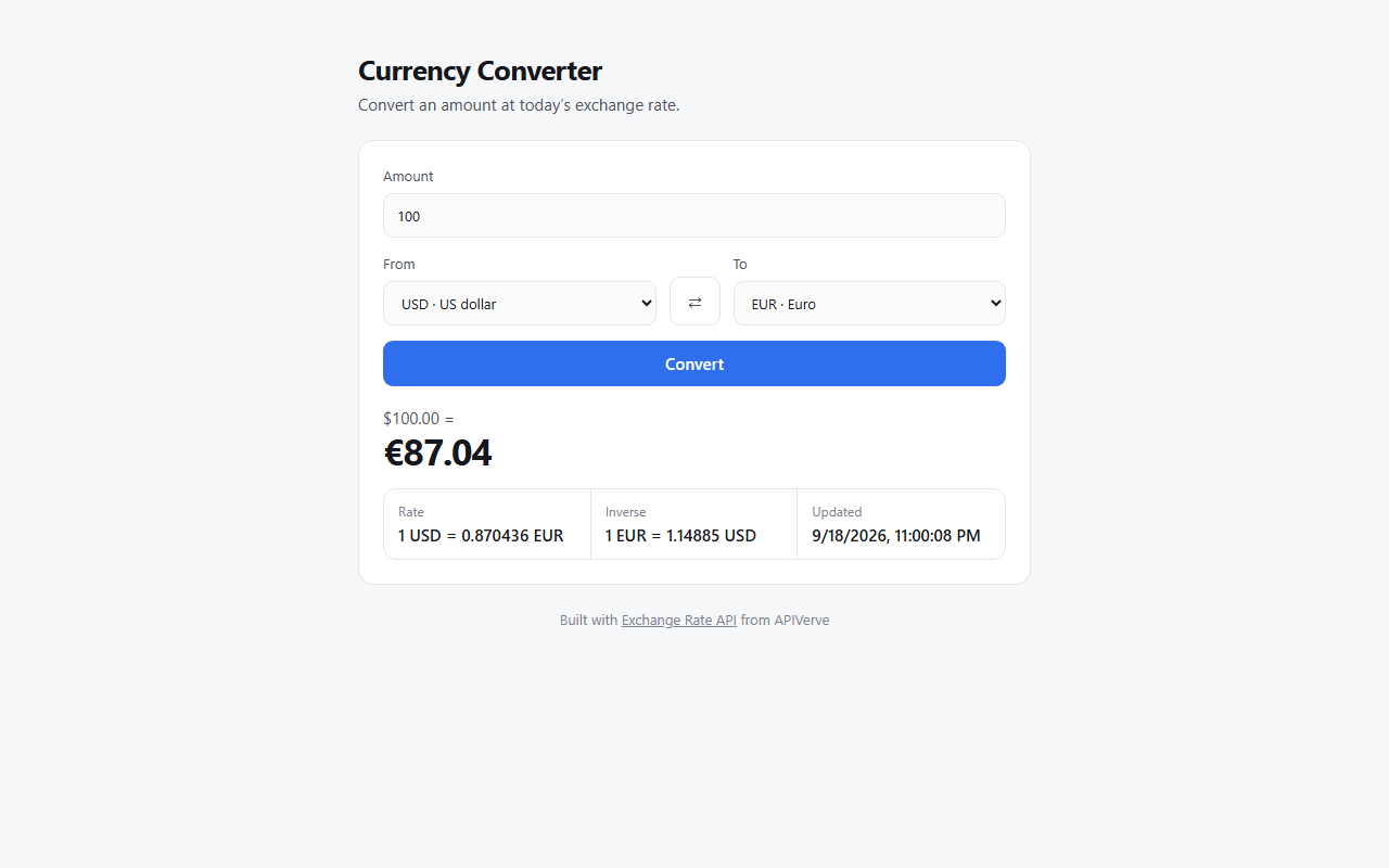 currency-converter-python-tutorial 网站模板截图