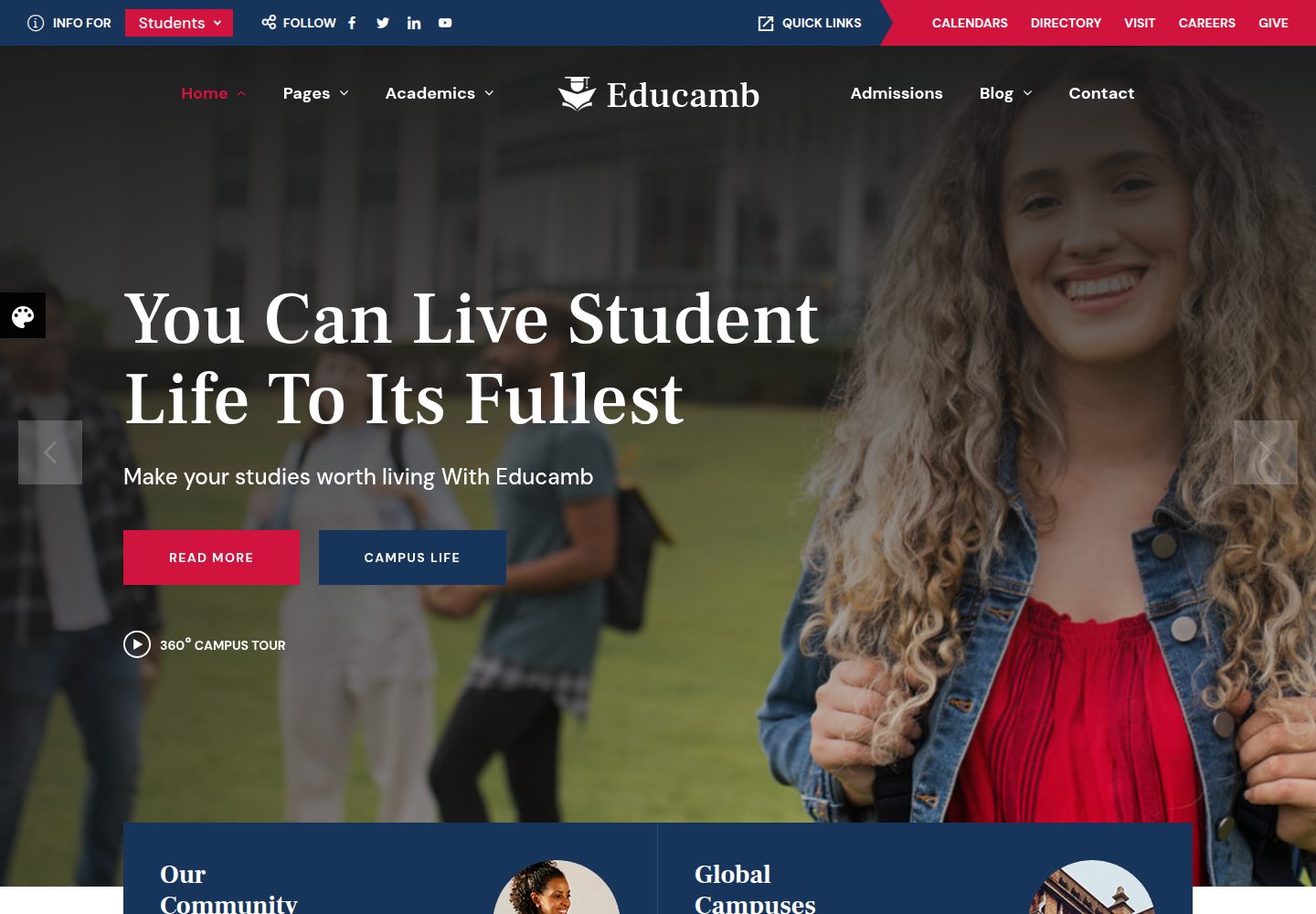 project-3-educamb · 桌面端首页