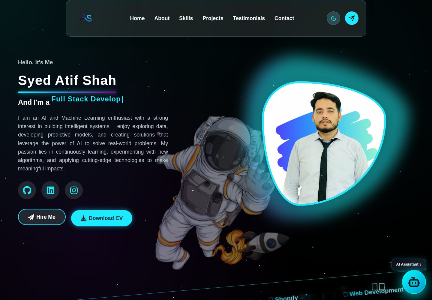 MyPortfolio_2025 网站模板截图