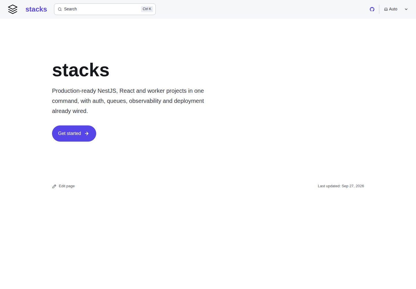 stacks 网站模板截图