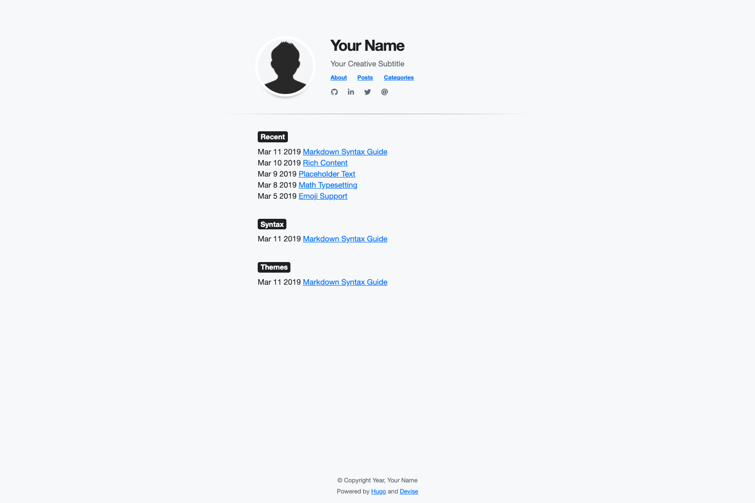 devise 网站模板截图