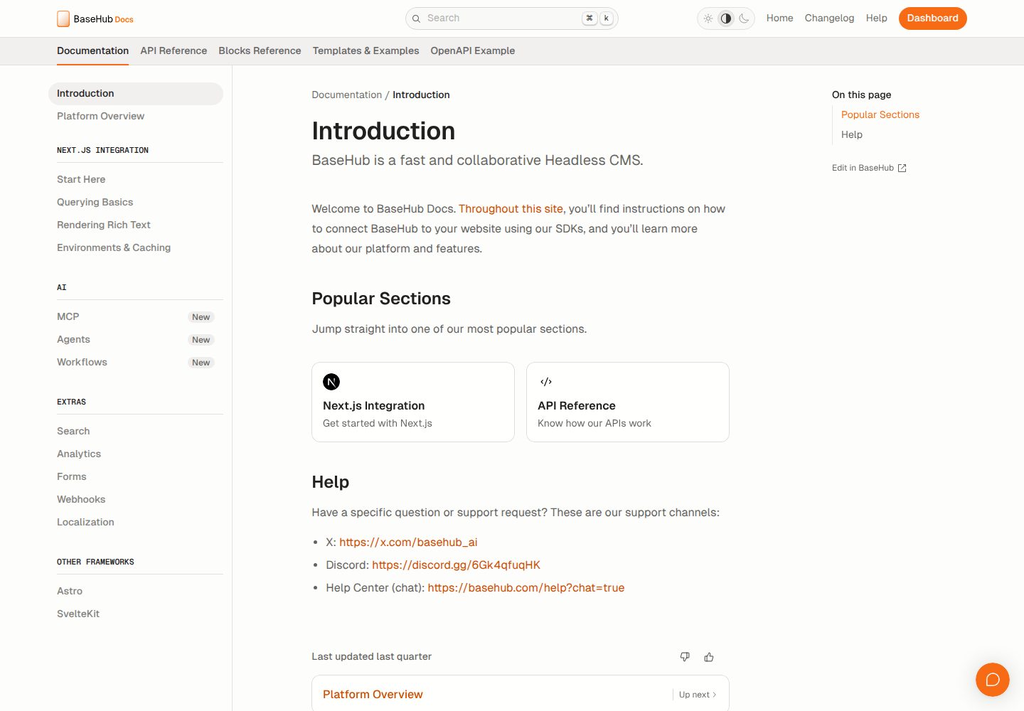 docs-template 网站模板截图