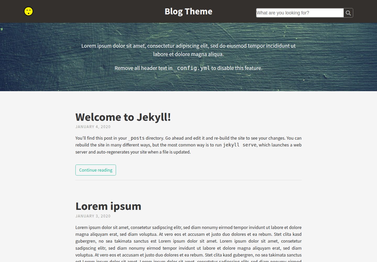 blog-theme 网站模板截图