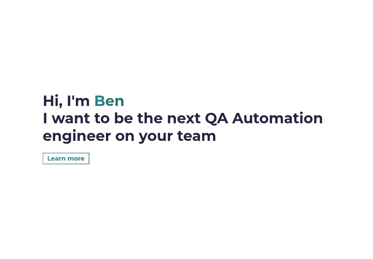 ben-portfolio 网站模板截图
