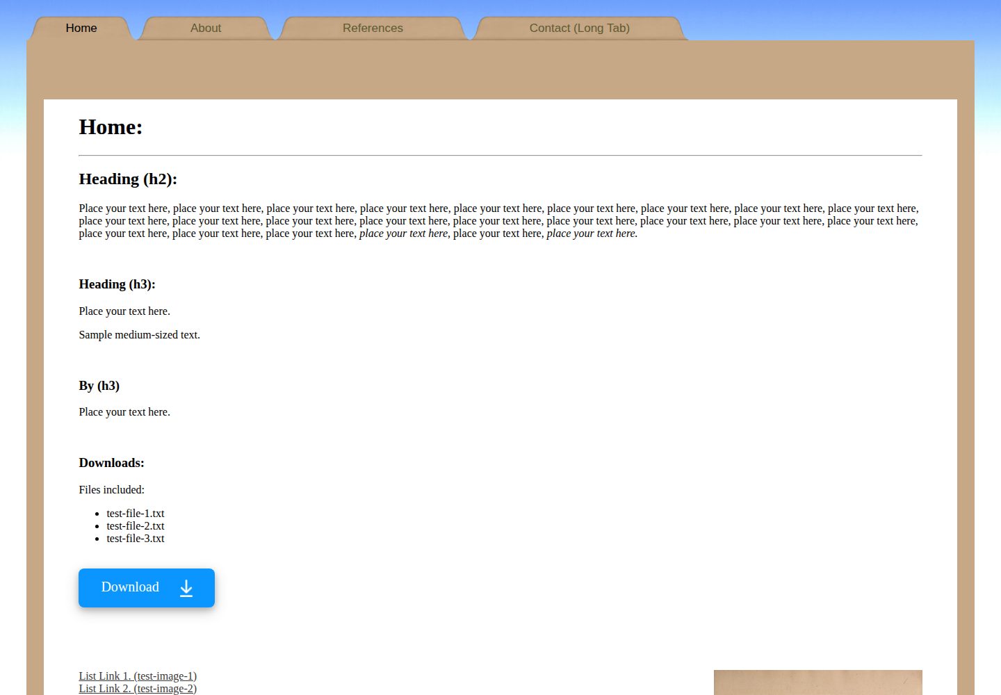 simple-website-template-folder-style-v1 网站模板截图