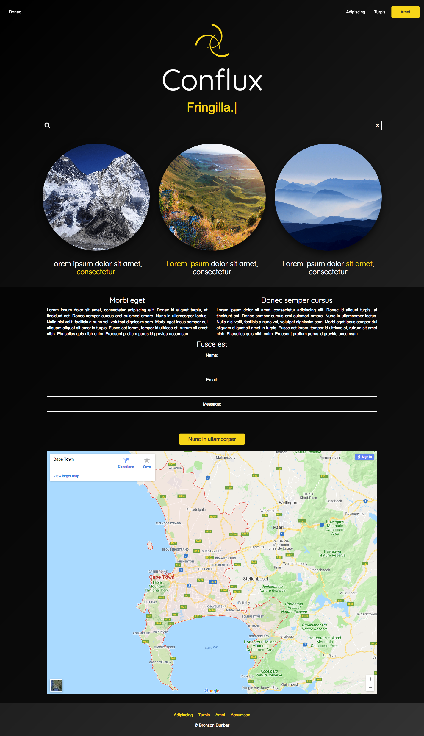 conflux-template 网站模板截图