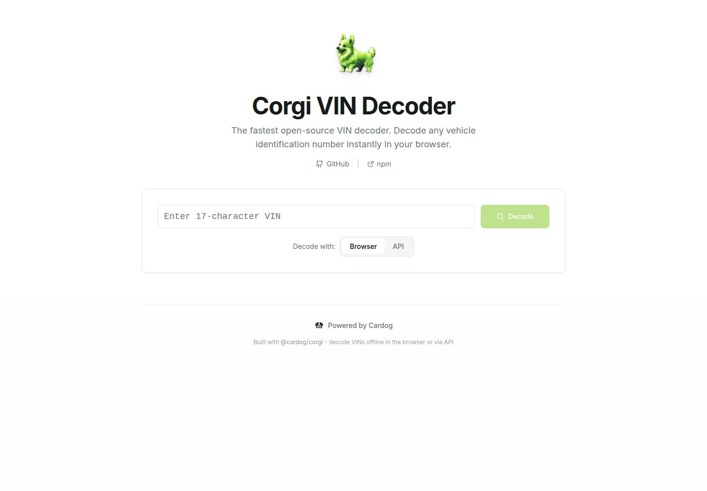 nextjs-corgi-starter · Desktop homepage