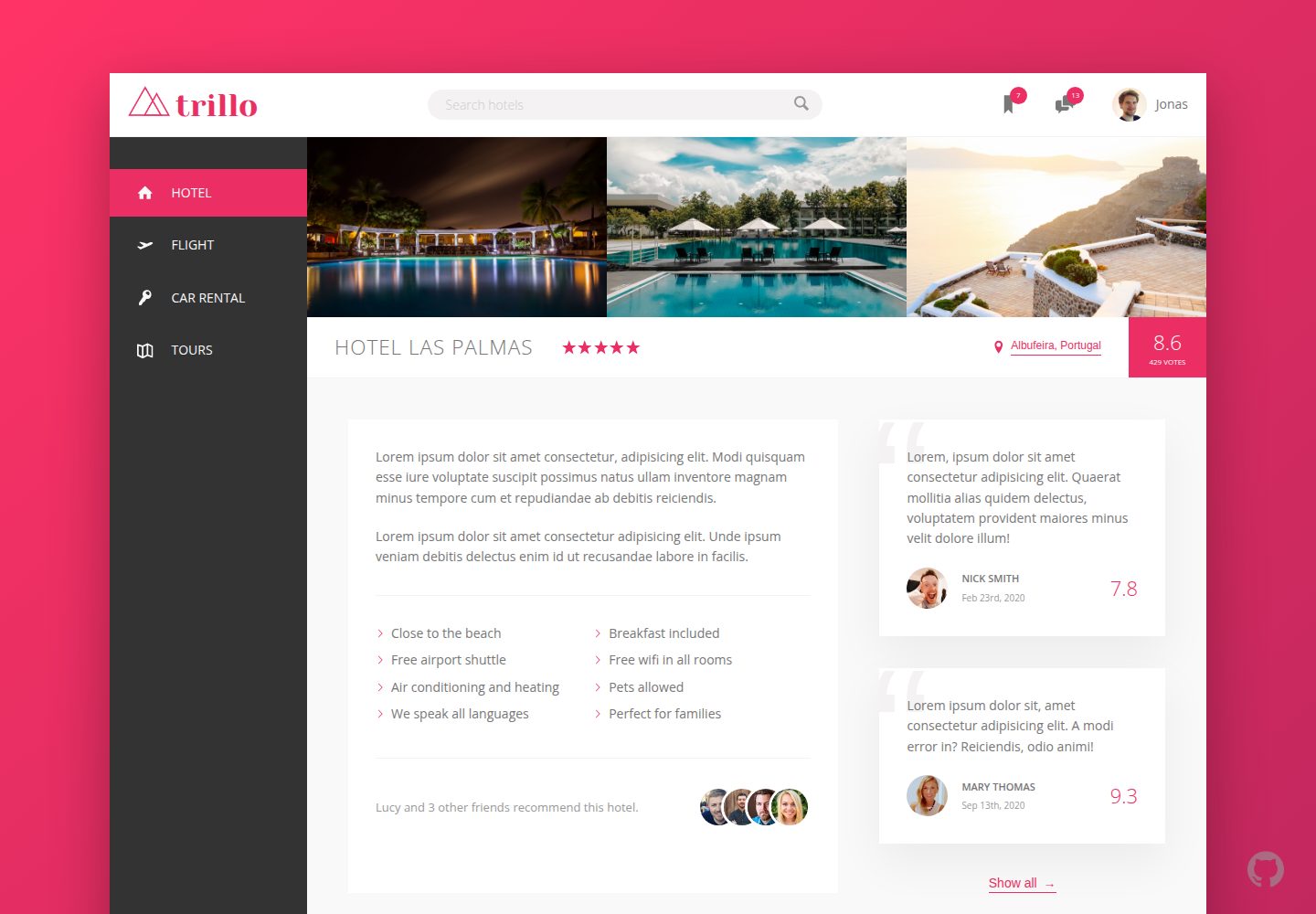 trillo-flexbox 网站模板截图