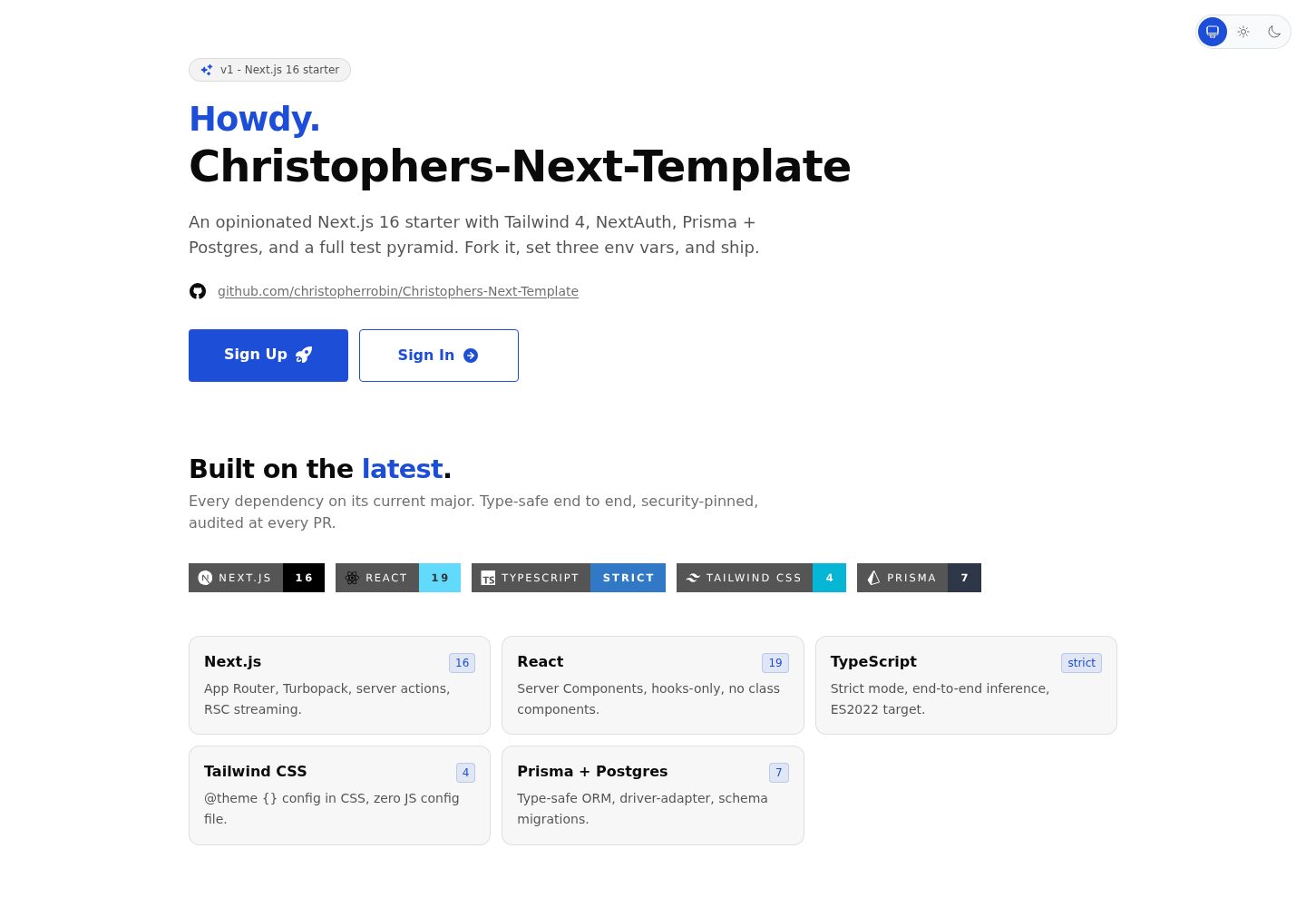 Christophers-Next-Template 网站模板截图