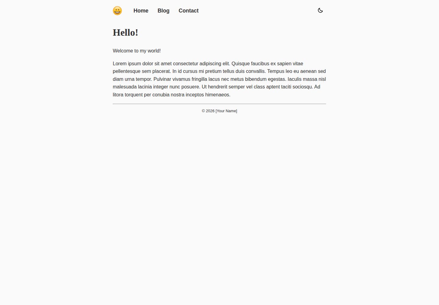 clean-vibe-theme 网站模板截图