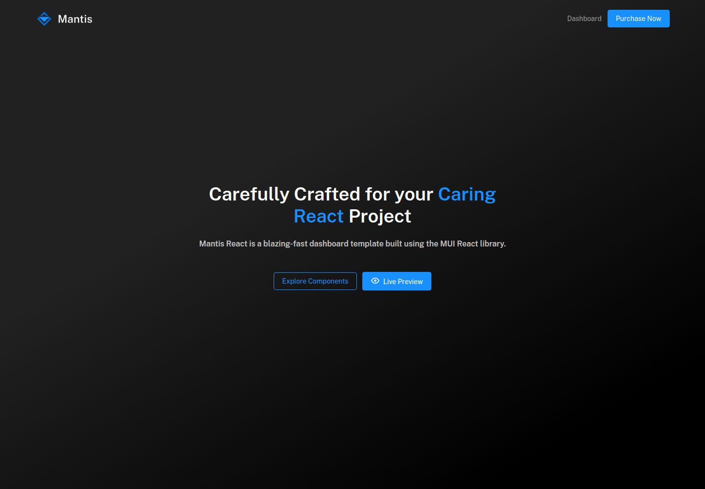 mantis-free-bootstrap-admin-template 网站模板截图