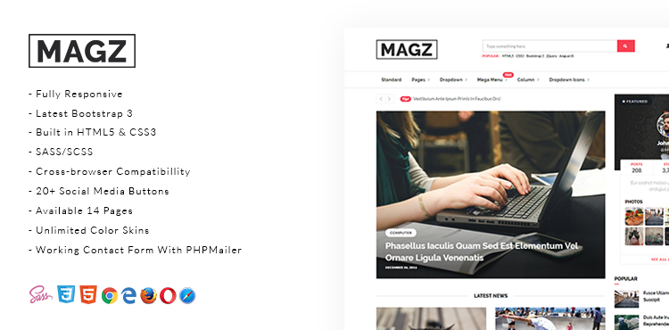 mag-master-theme 网站模板截图