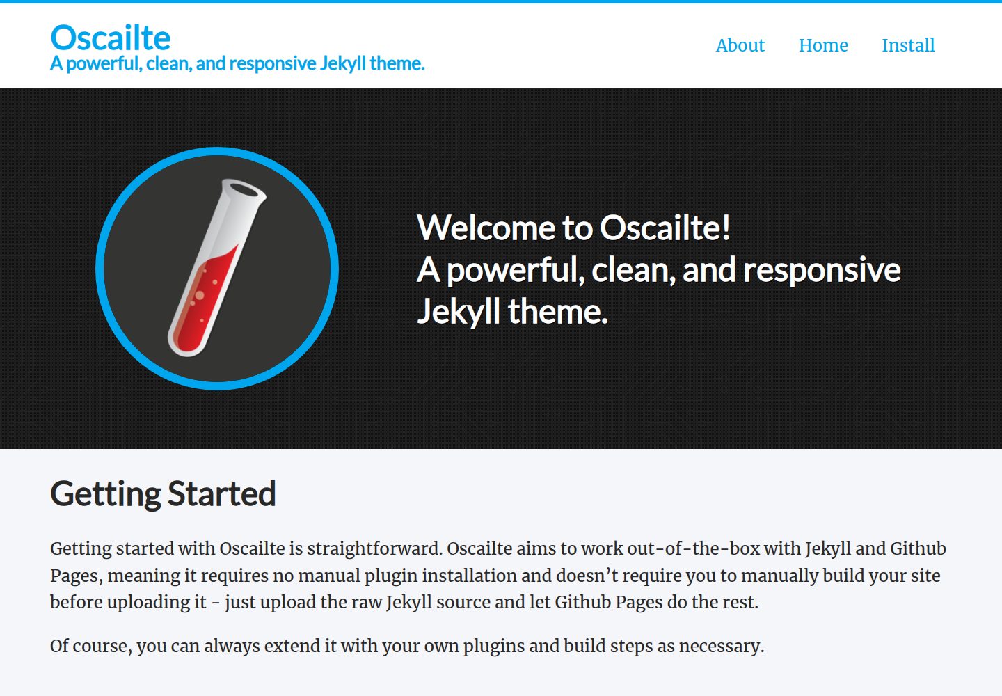 oscailte 网站模板截图