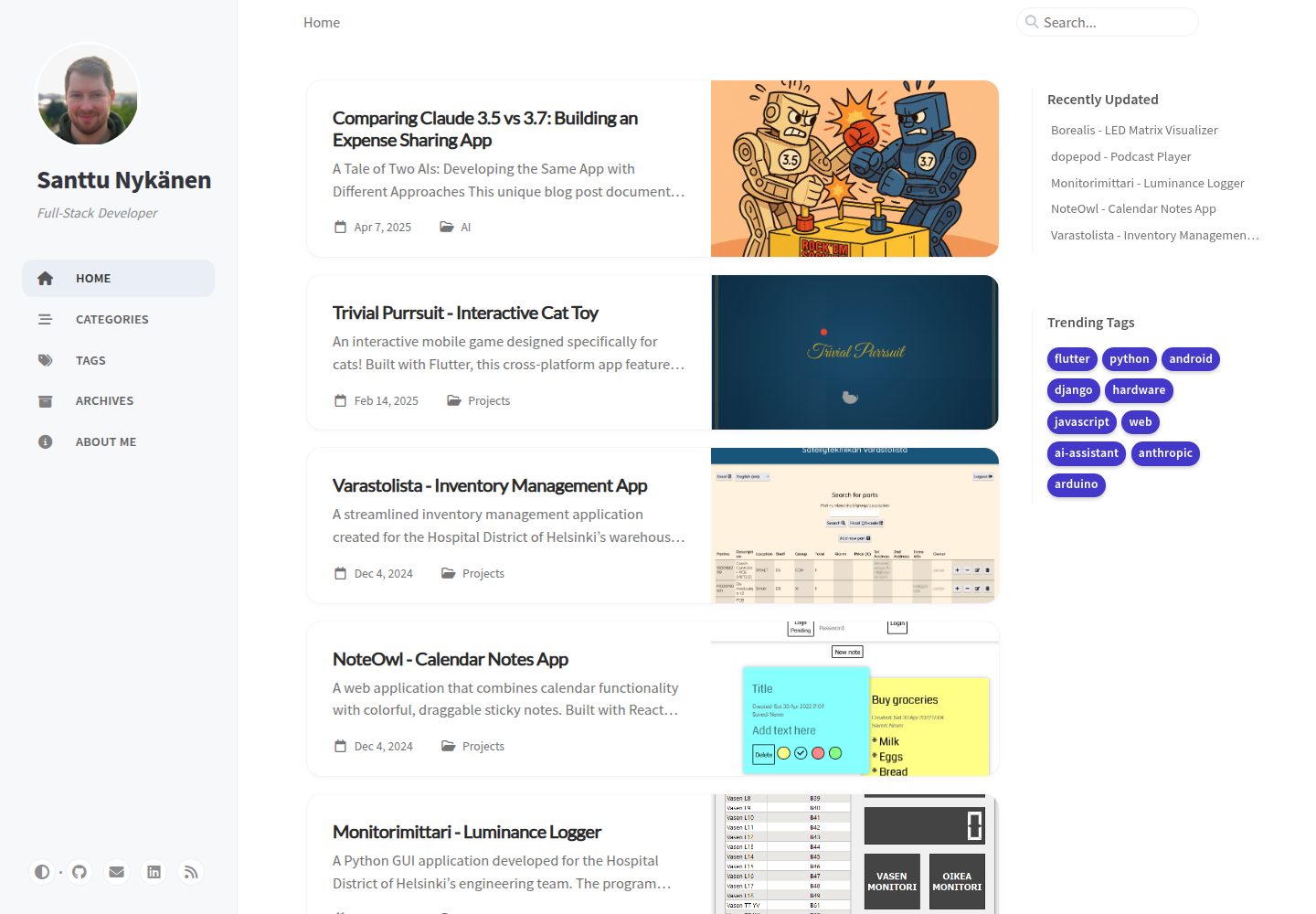 portfolio-site 网站模板截图