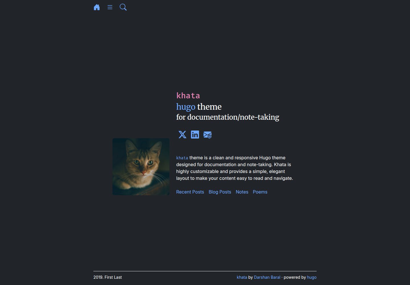 khata 网站模板截图