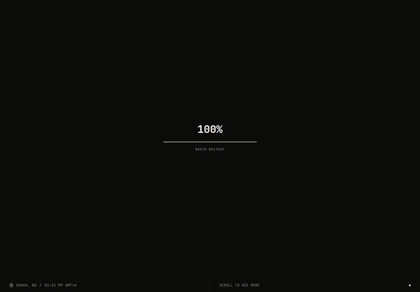portfolio 网站模板截图