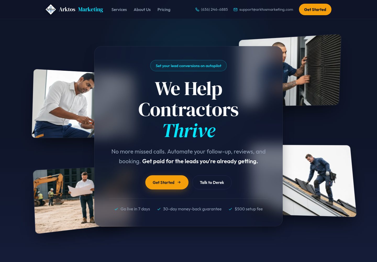 ghl-agency-onboarding · Desktop homepage