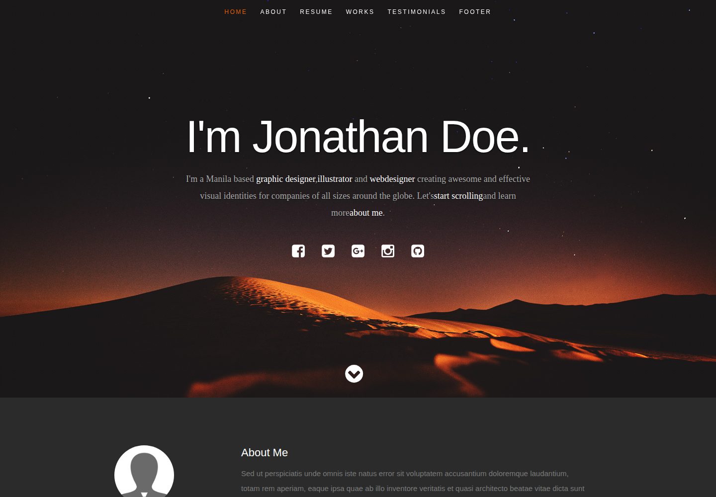 lfg-gatsby-freelance-website-template 网站模板截图