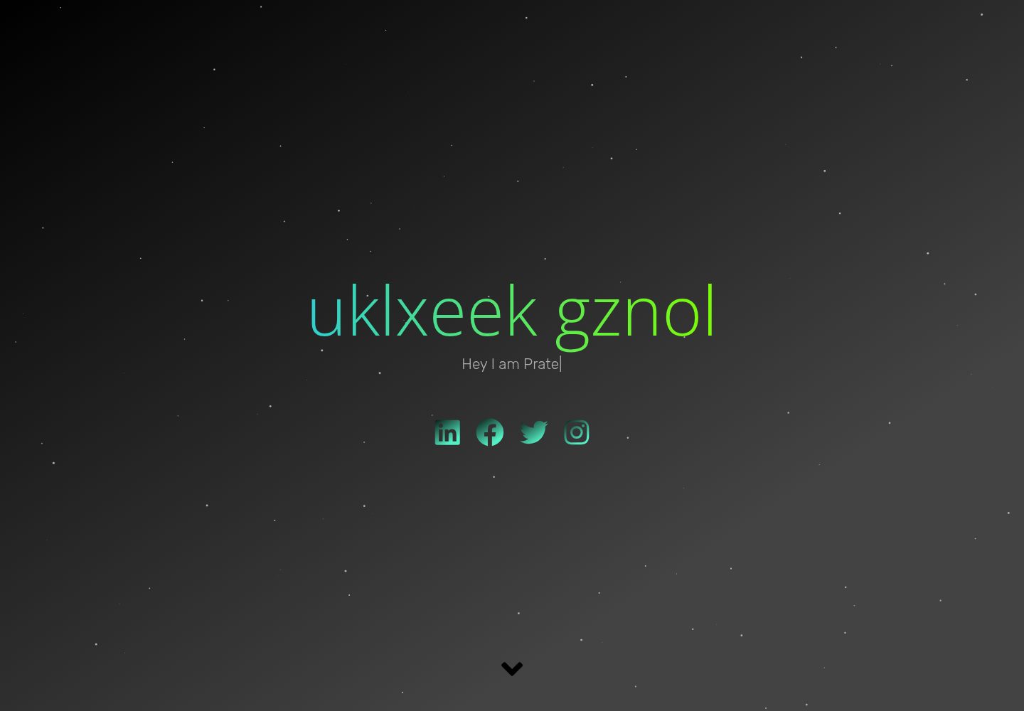 dark-portfolio 网站模板截图