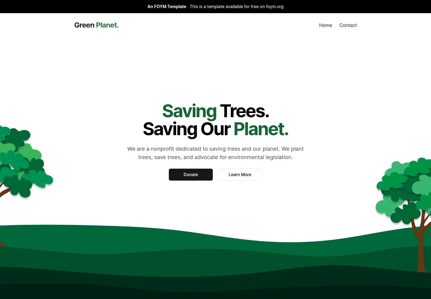 FOYM-Green-Planet · 桌面端首页
