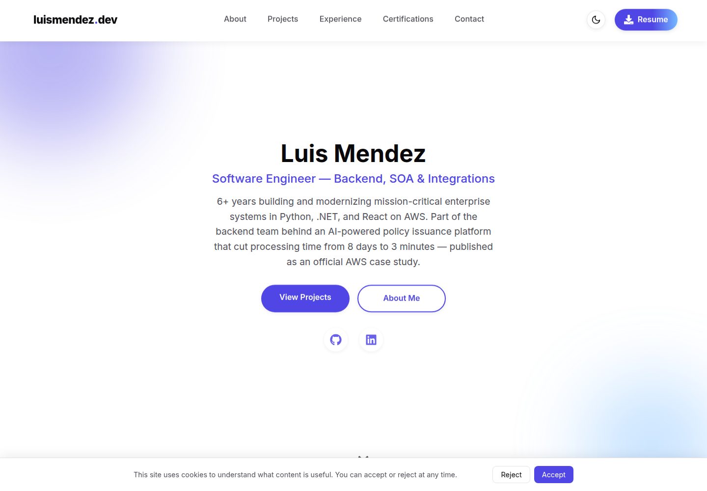 django-starter-template · Desktop homepage