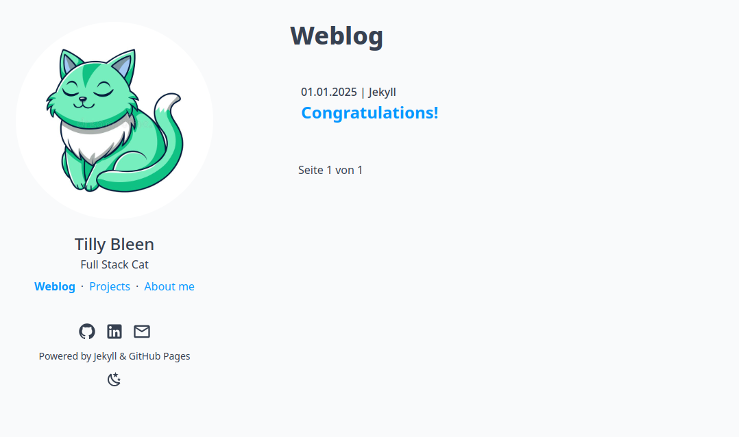 jekyll-theme-bluegreen 网站模板截图