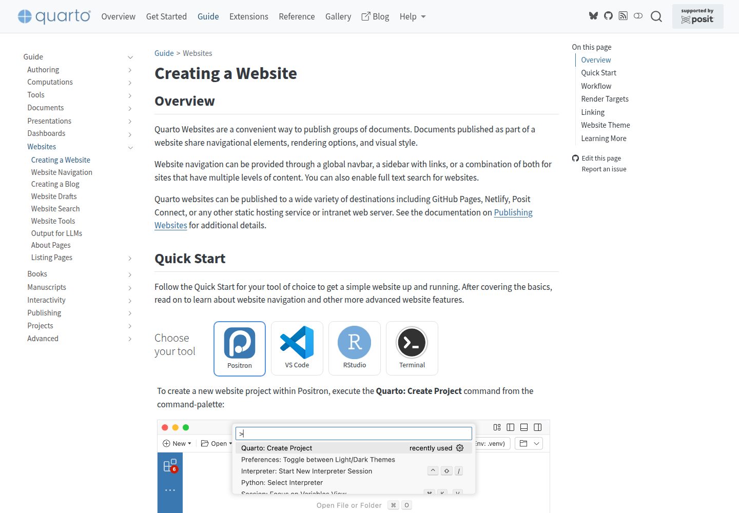 quarto-academic-website-template 网站模板截图