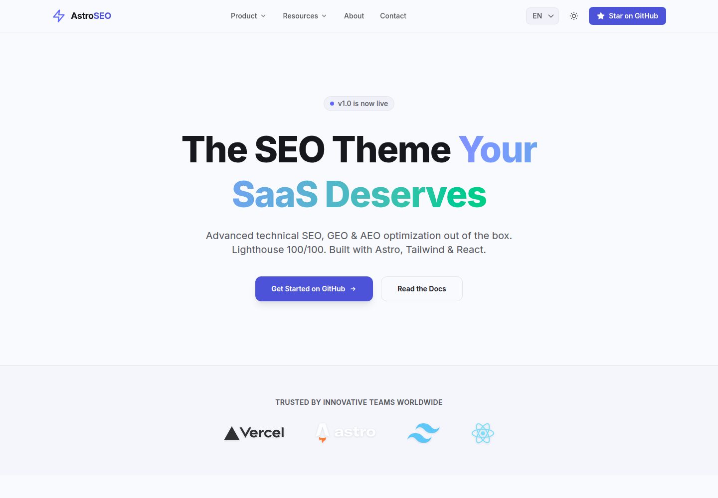 astro-seo-theme 网站模板截图