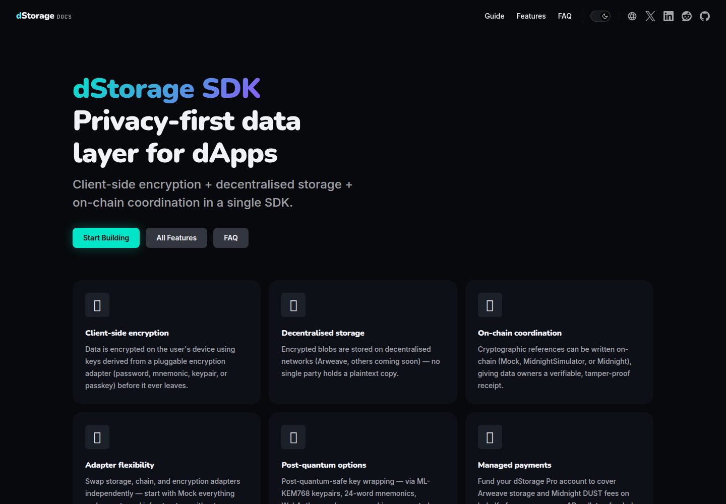 dstorage-starter-template 网站模板截图
