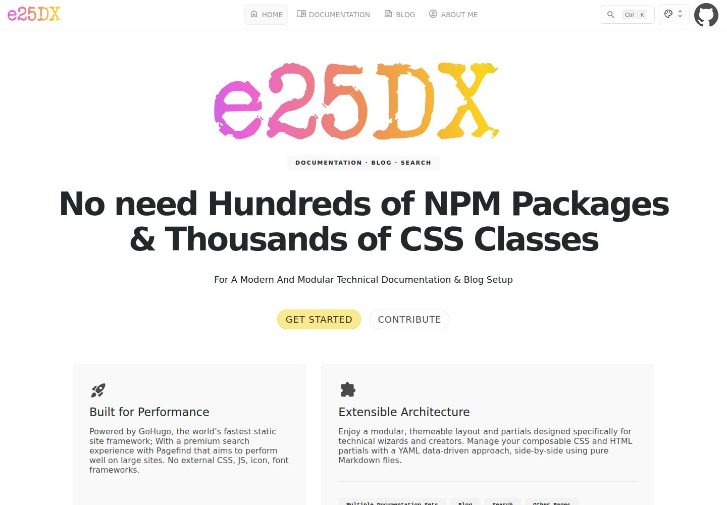 E25DX 网站模板截图
