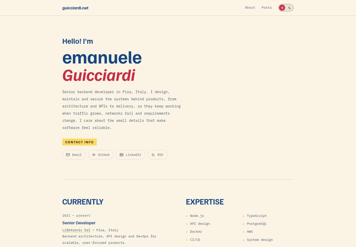 guicciardidotnet-22 · Desktop homepage