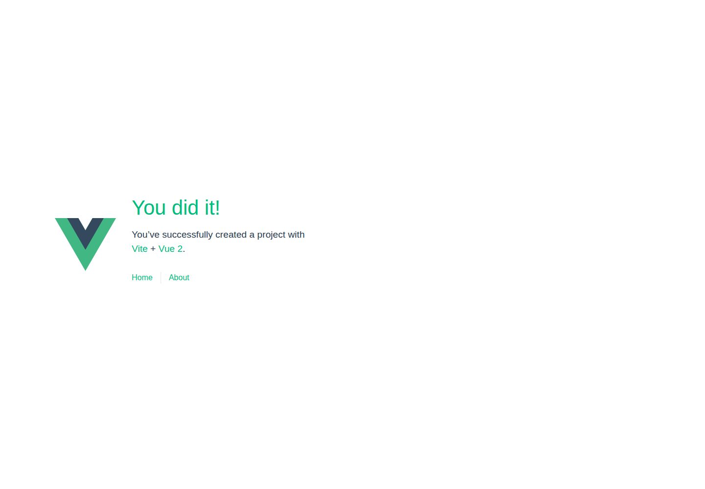 vite-vue2-js-starter-template 网站模板截图