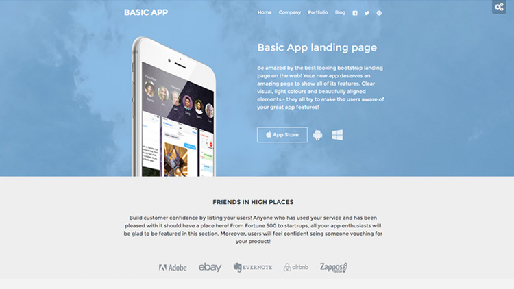codedesign-basic-app 网站模板截图