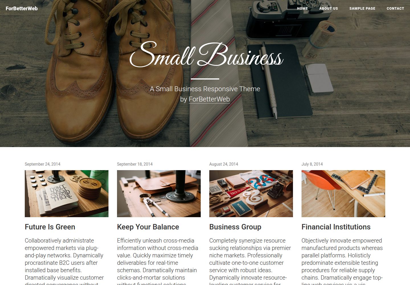 codedesign-small-business 网站模板截图