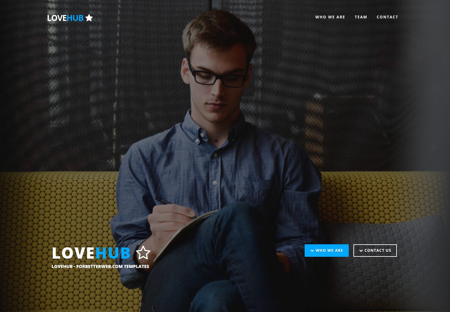 forbetterweb-lovehub-free 网站模板截图