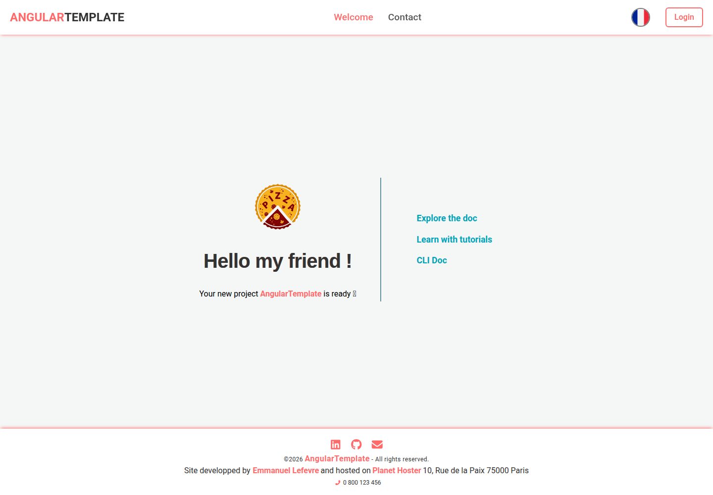 AngularTemplate 网站模板截图