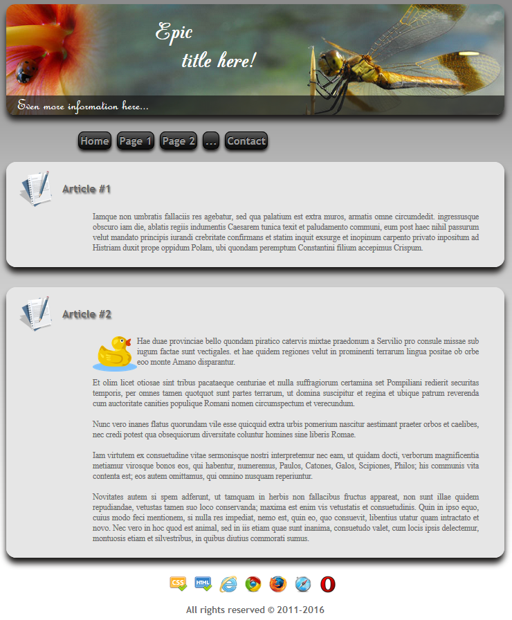 Website-Template 网站模板截图