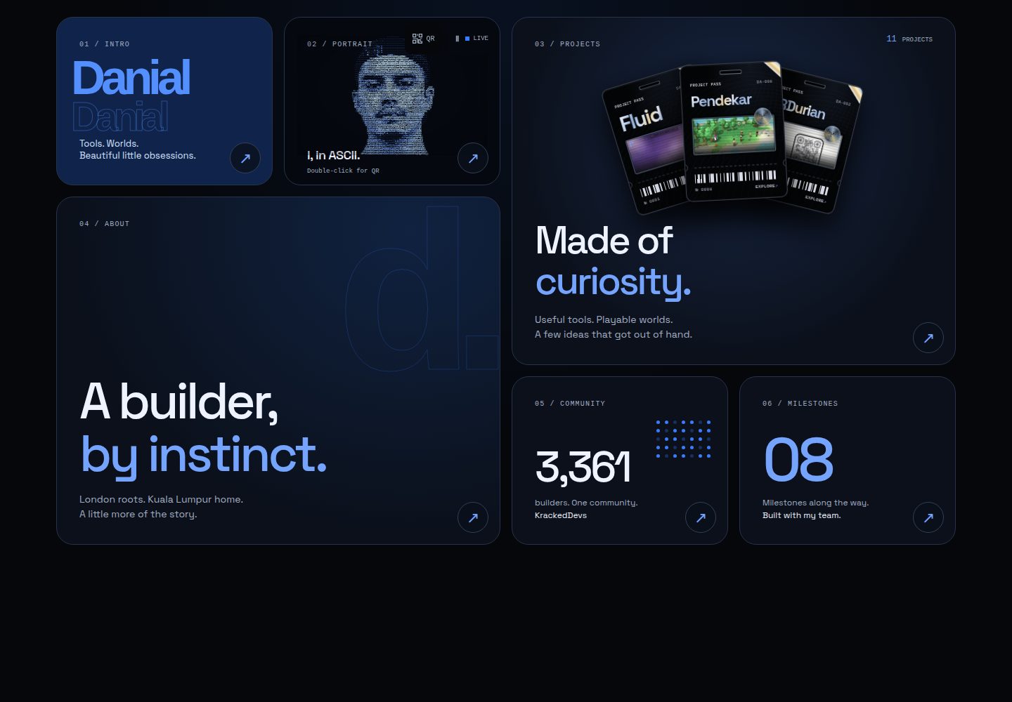 honeycomb · Desktop homepage