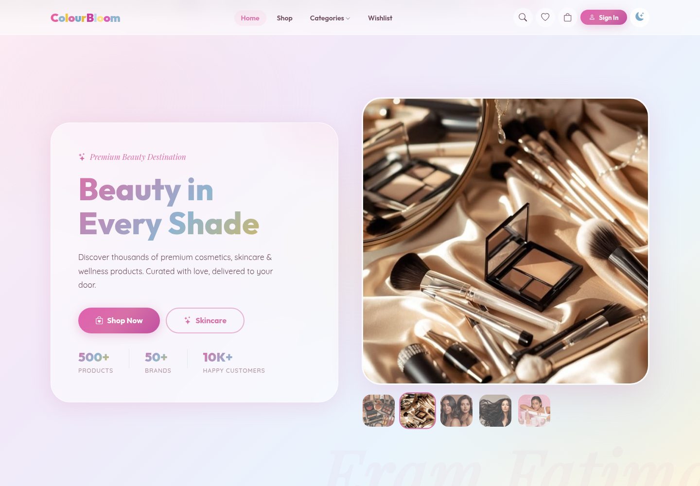 colourbloom 网站模板截图